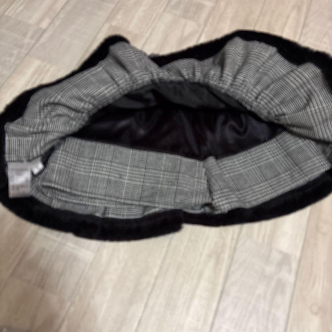 pium ピウム　ファー付きティアードミニスカート