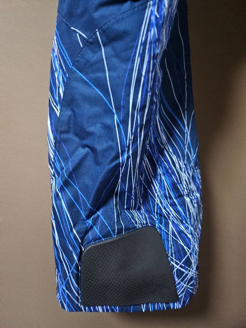 DESCENTE スキーウェア ネイビー/青のストライプ