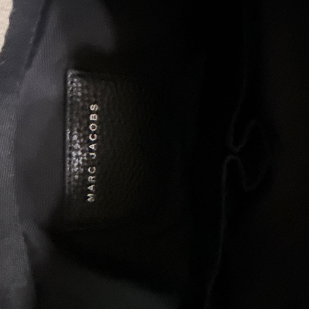 MARC JACOBS マークジェイコブス　レザー　2way バッグ　ブラック