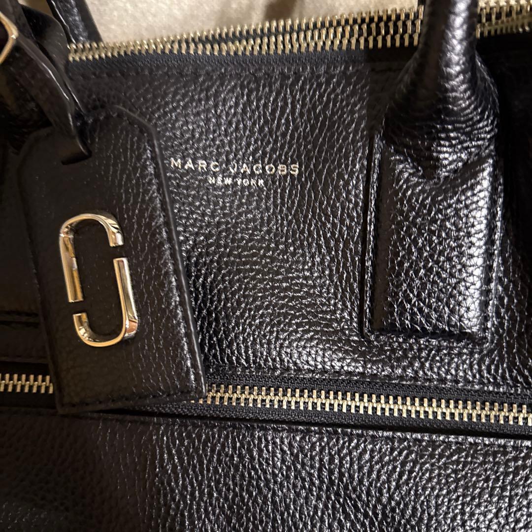 MARC JACOBS マークジェイコブス　レザー　2way バッグ　ブラック