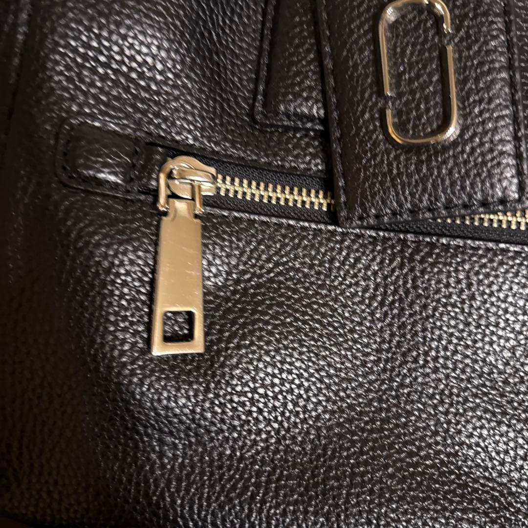 MARC JACOBS マークジェイコブス　レザー　2way バッグ　ブラック