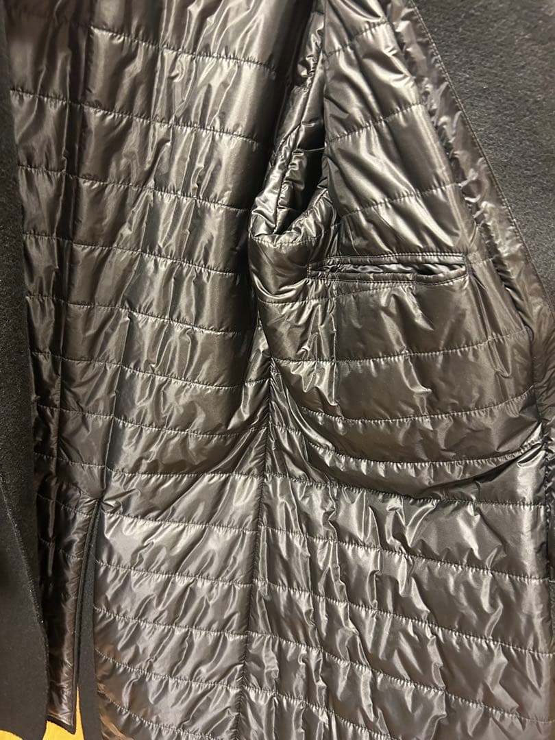 haru濃紺ウール チェスターコート