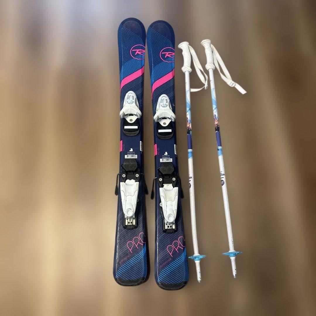 値下げしました！ROSSIGNOL子ども用スキーセット92センチ