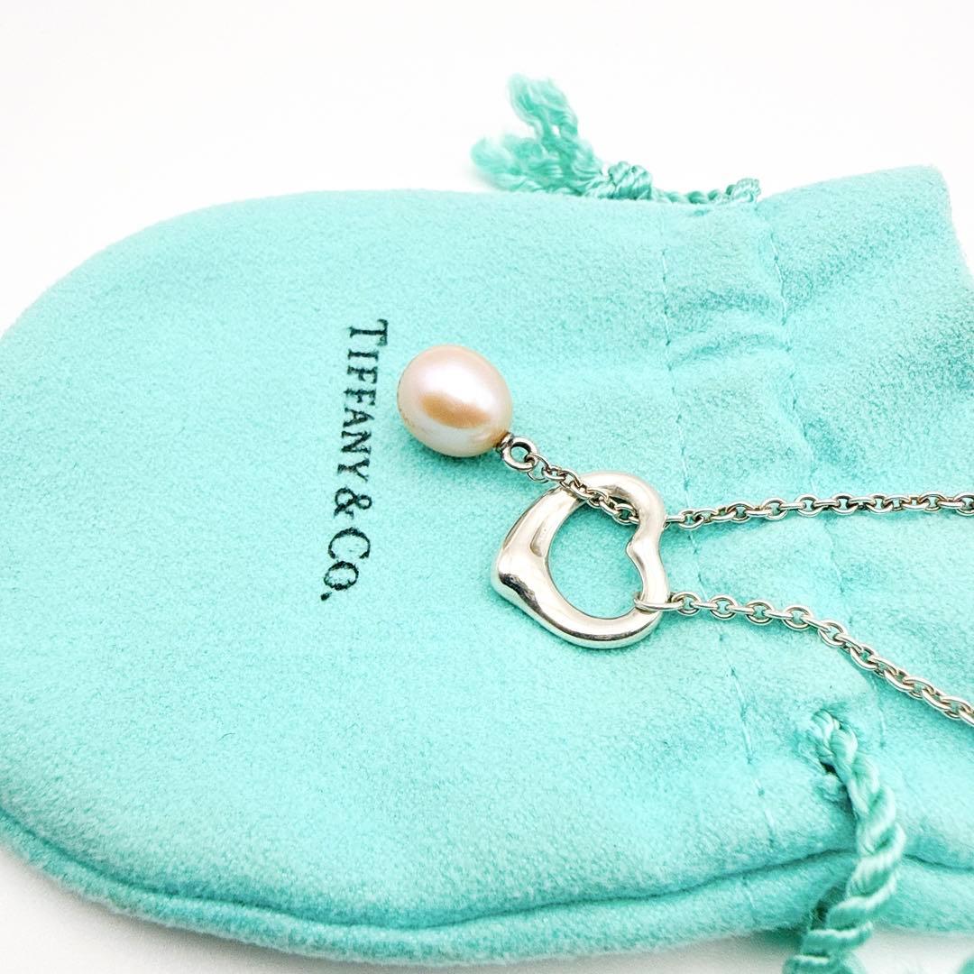 3008-1 保存袋付き美品✨Tiffany ラリアット　ネックレス
