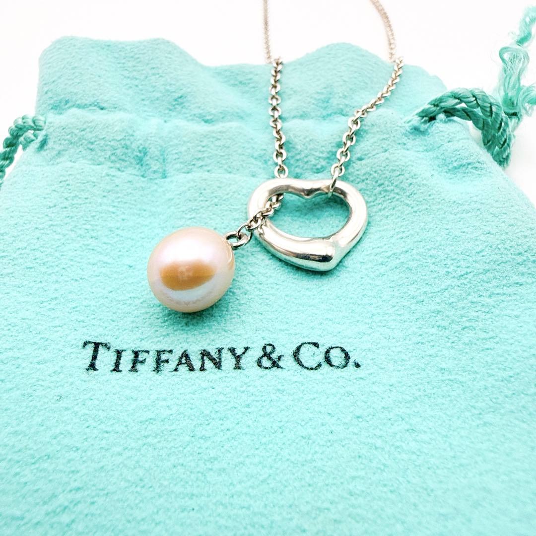 3008-1 保存袋付き美品✨Tiffany ラリアット　ネックレス