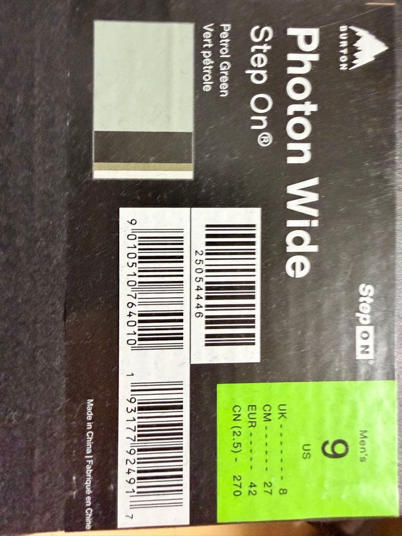 BURTON バートン Photon Step On Boot Wide