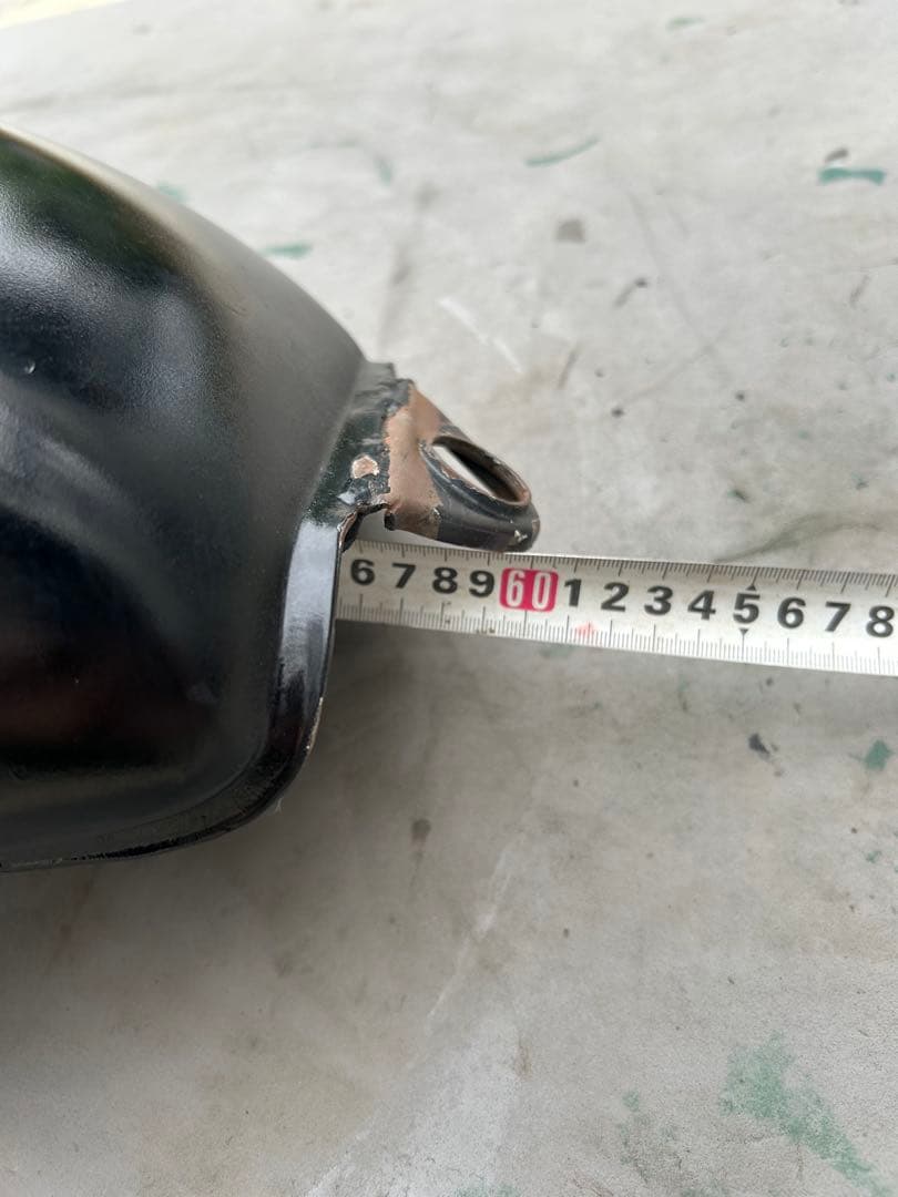 ブラックバイクタンク 鍵付き