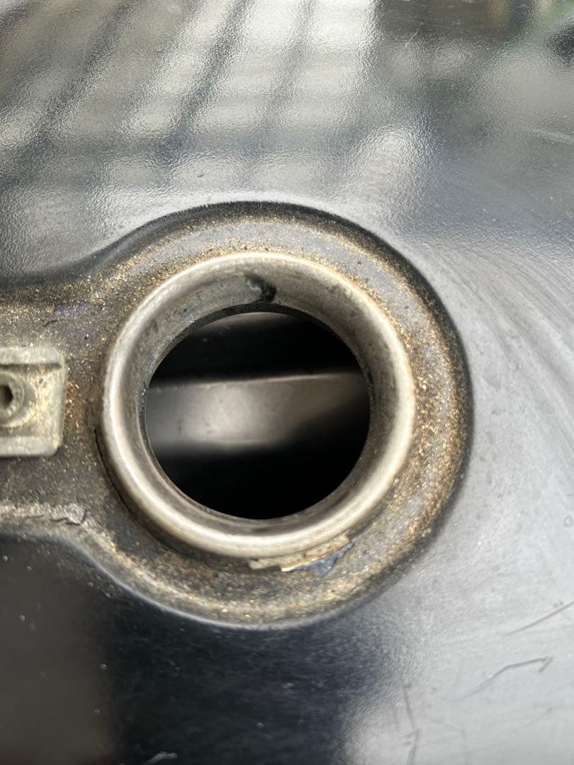 ブラックバイクタンク 鍵付き