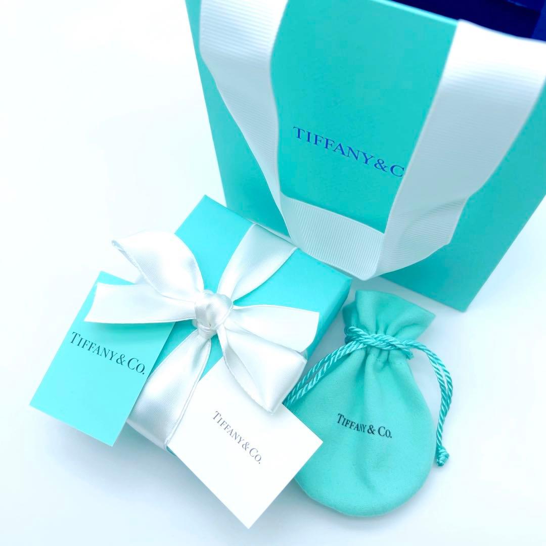 新品✨ティファニーオープンハートネックレスシルバー　オンライン限定7㎜プレゼント