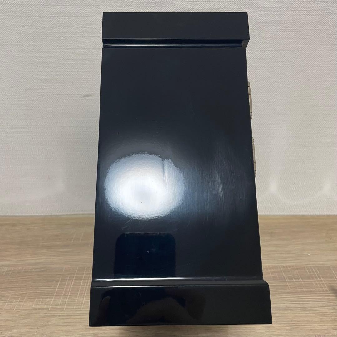 ★美品★ ジュエリーボックス 小箪笥 漆塗り 鶴　松　貝装飾 韓国工芸 螺鈿細工