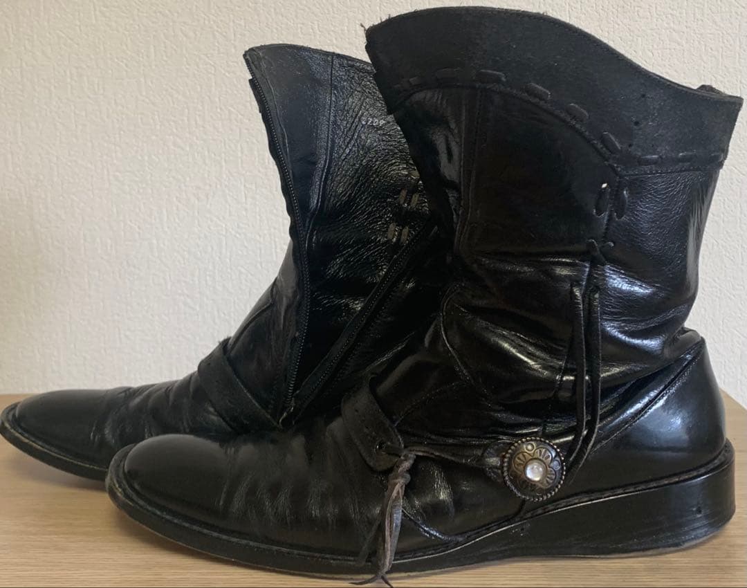 RT 111297専用alfredoBANNISTERレザーブーツ ブラック