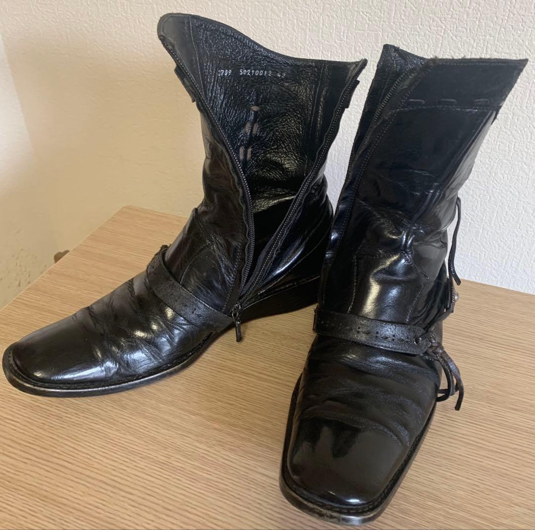 RT 111297専用alfredoBANNISTERレザーブーツ ブラック