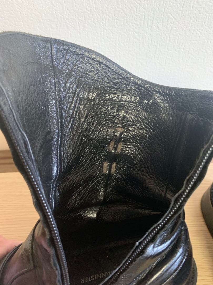 RT 111297専用alfredoBANNISTERレザーブーツ ブラック