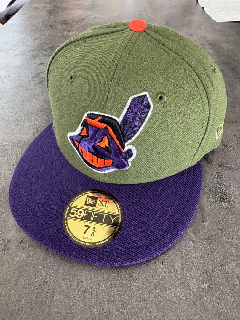 New era 59fifty 7 5/8 クリーブランド インディアンス