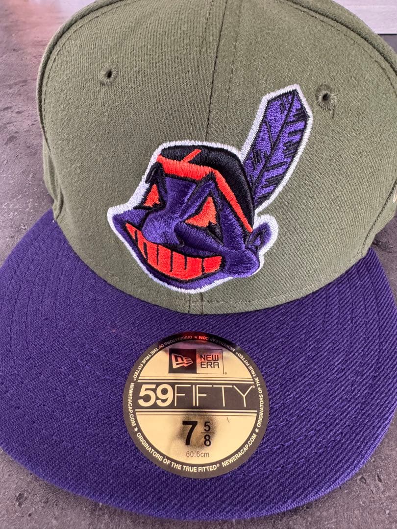 New era 59fifty 7 5/8 クリーブランド インディアンス