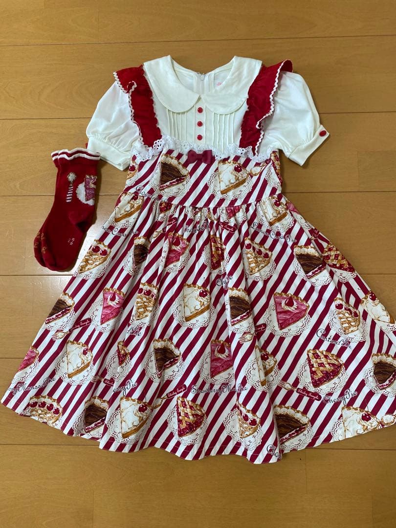 シャーリーテンプル アメリカンパイワンピース130 ソックス19～21