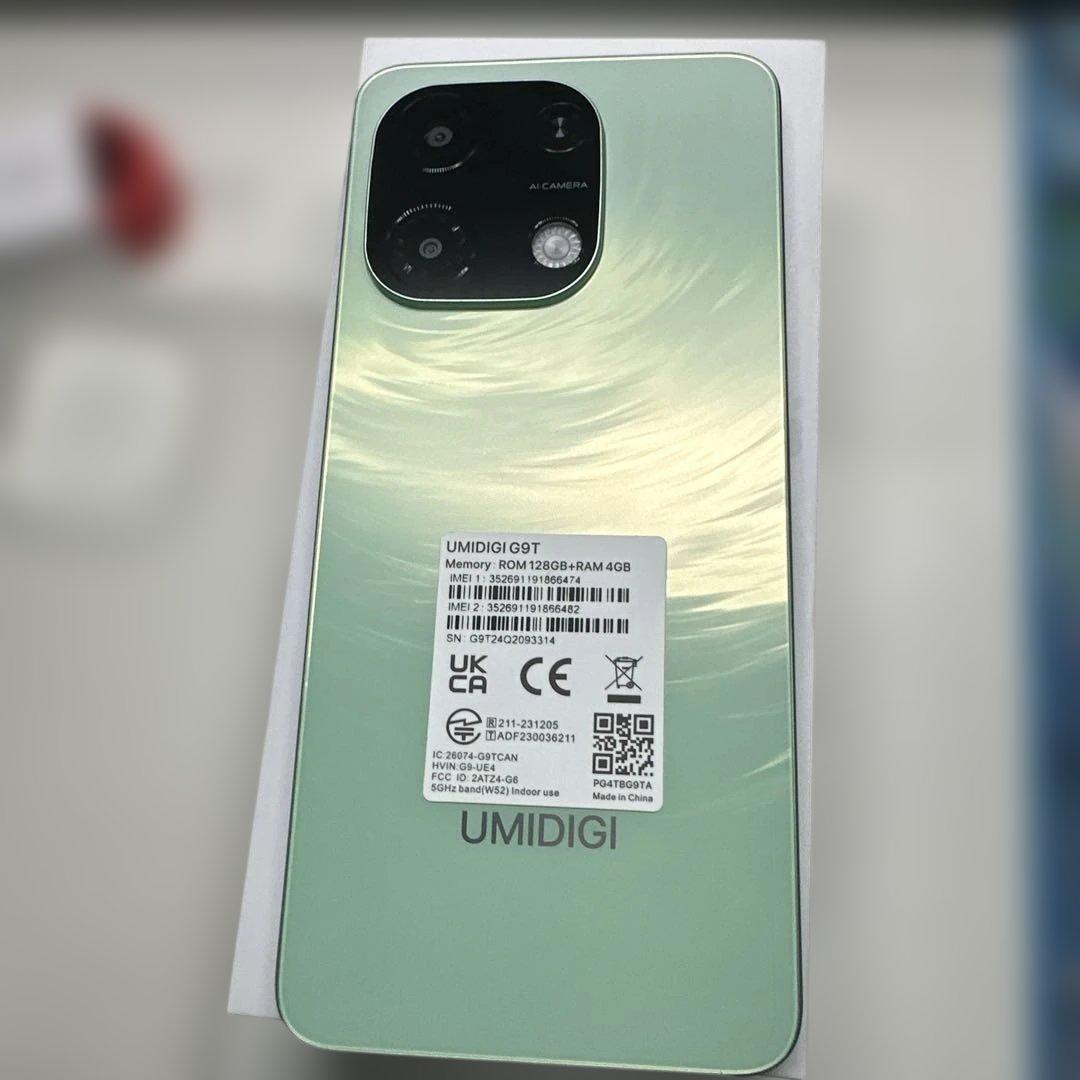 UMIDIGI G9T 128GB 8GB RAM グリーン 本体