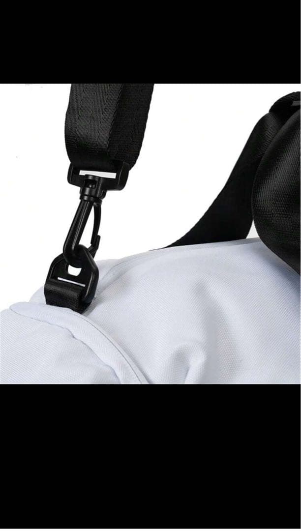 Jordan ボストンバッグ ホワイト/ブラック