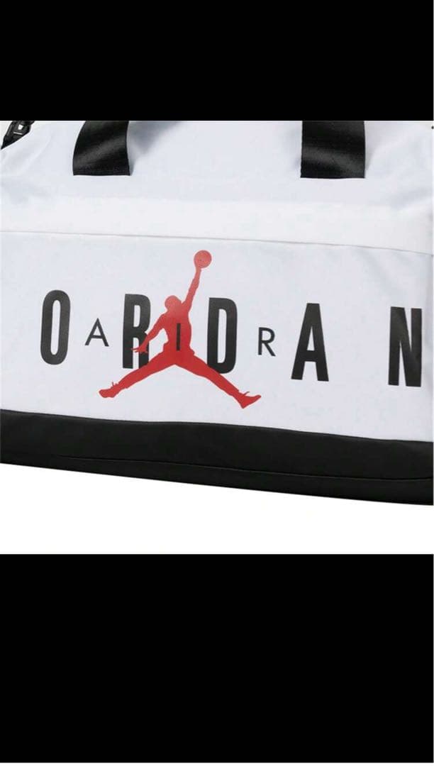 Jordan ボストンバッグ ホワイト/ブラック