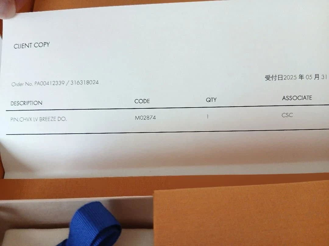 超美品☆ルイヴィトンM02874 LVブリーズ ヘアクリップ ヘアアクセサリー