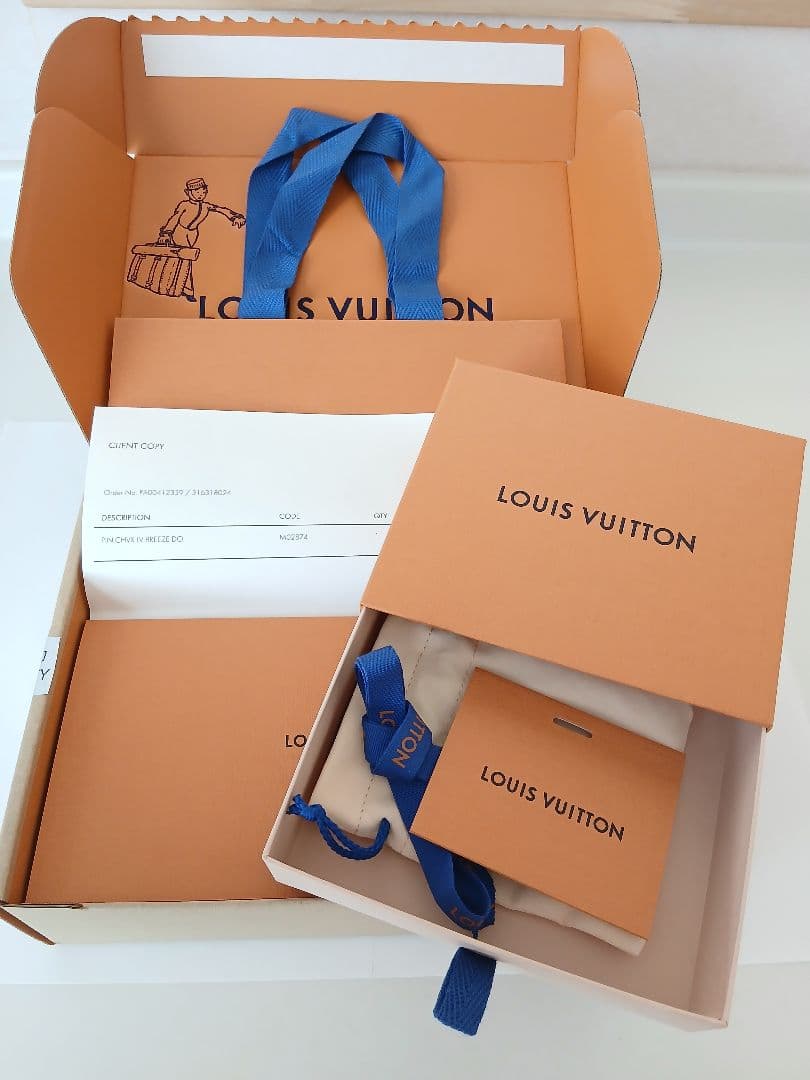 超美品☆ルイヴィトンM02874 LVブリーズ ヘアクリップ ヘアアクセサリー