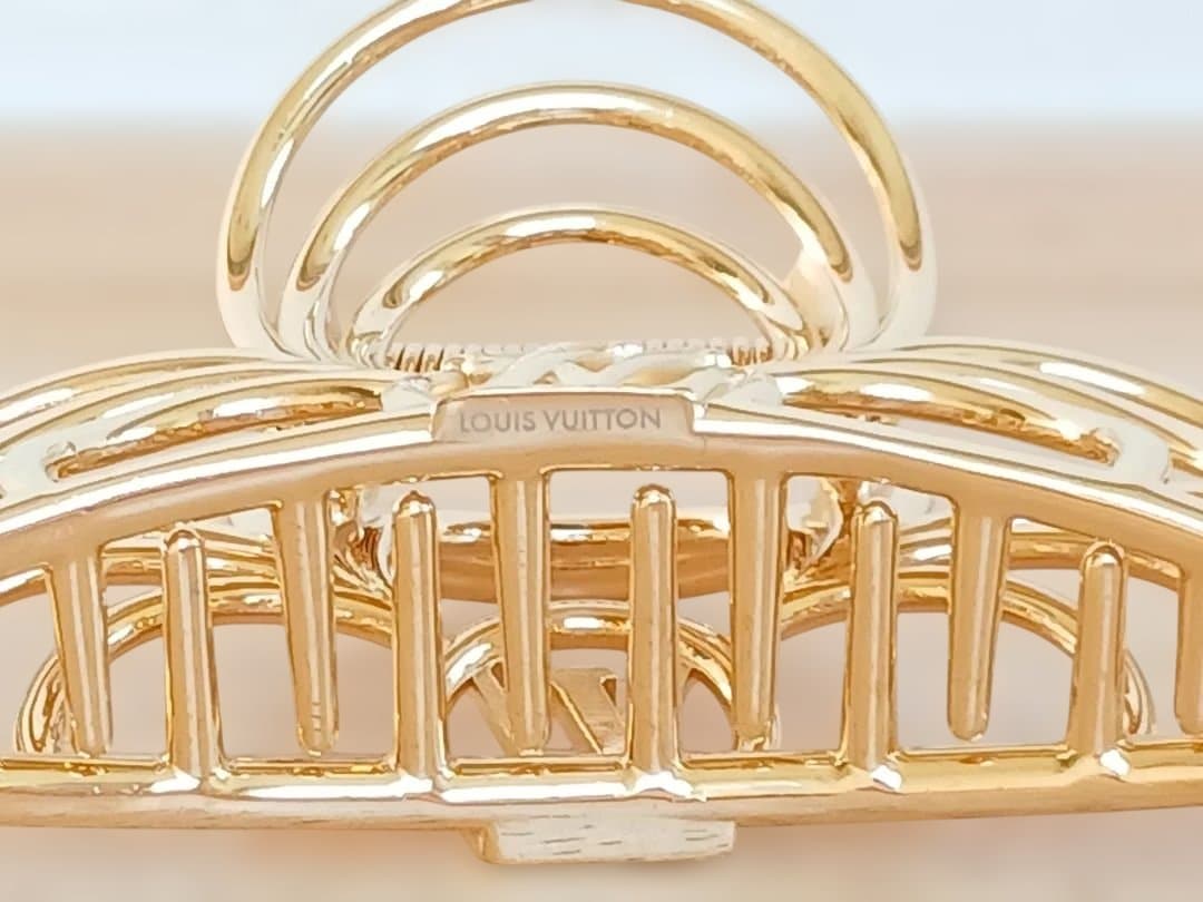 超美品☆ルイヴィトンM02874 LVブリーズ ヘアクリップ ヘアアクセサリー