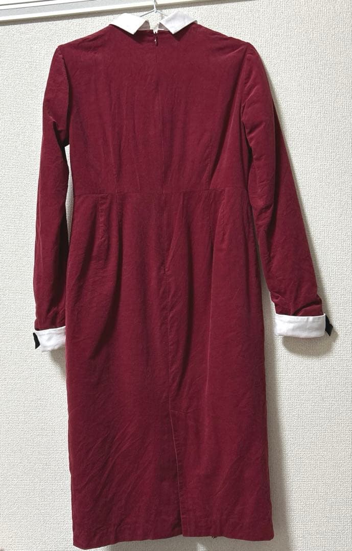 PAMEO POSE Ribbon Call Dress ワンピース 赤 レッド