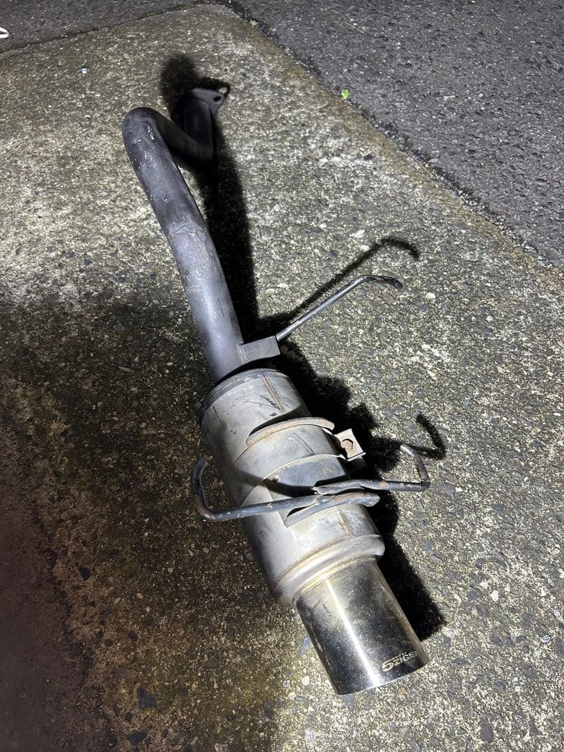 日産 K11 マーチ 5次元 リアピース マフラー ステンレス HK11