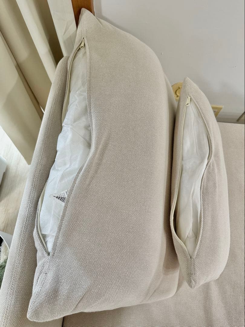 【送料込】IKEA ソーデルハムン 寝椅子 アームレスト付　ライトベージュ