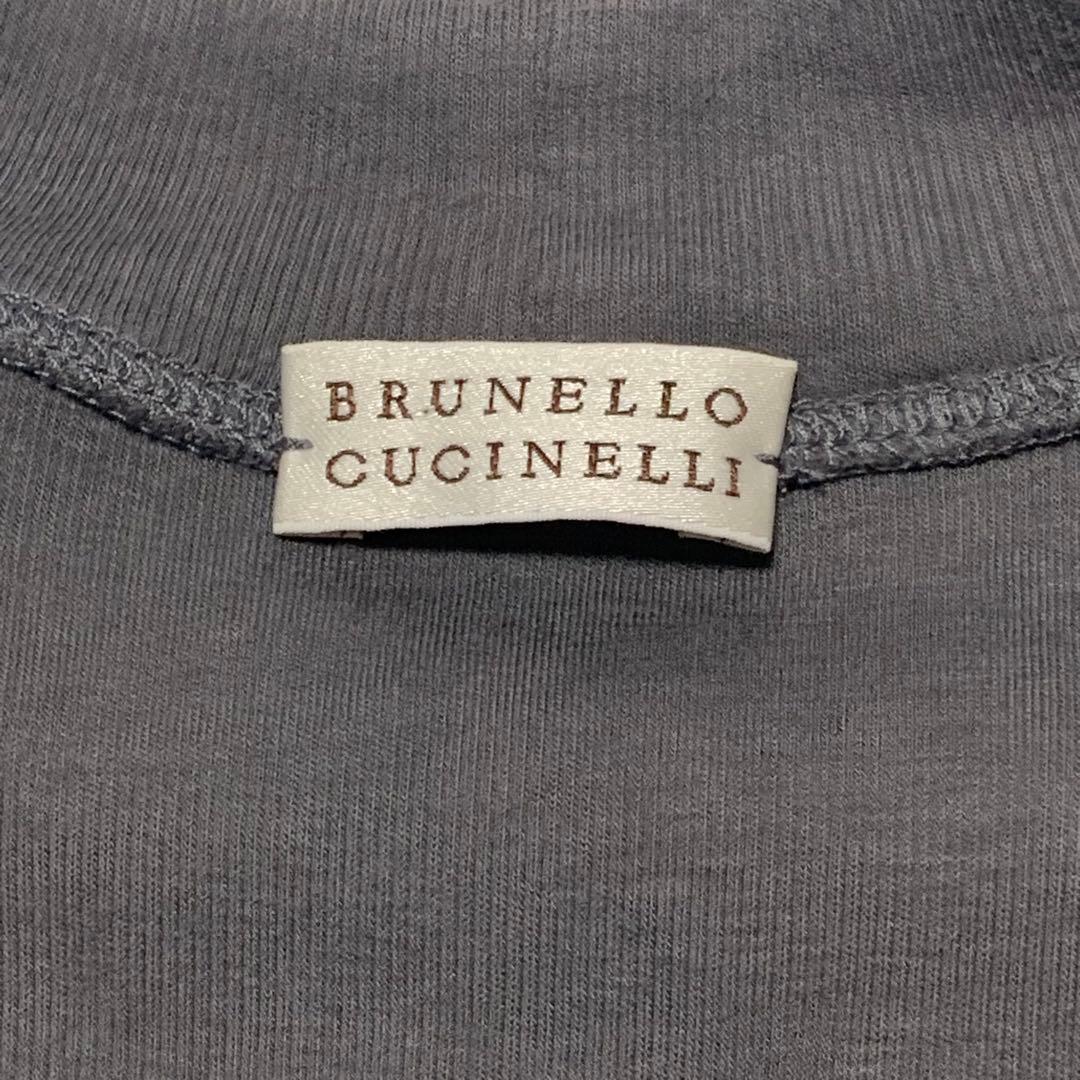 希少✨ブルネロクチネリ カットソー シルバービジュー チャコールグレー