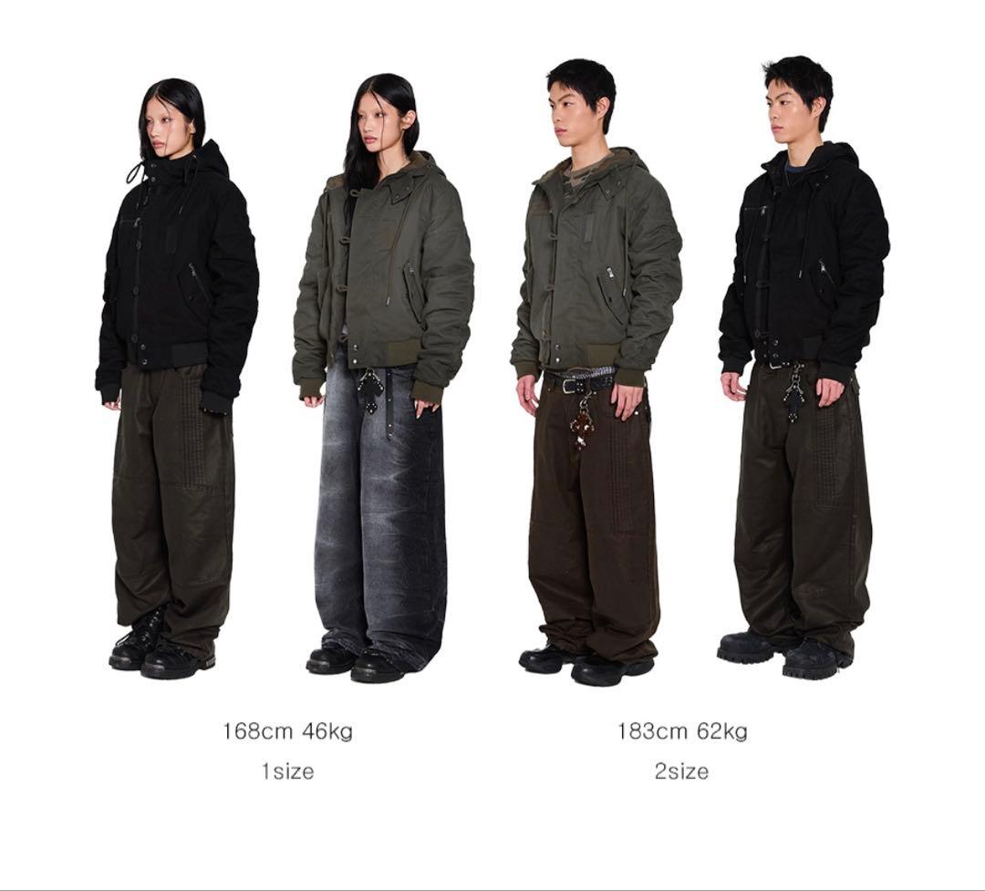 ジャケット・アウター AAKAM Button Placket Cotton Ma-1