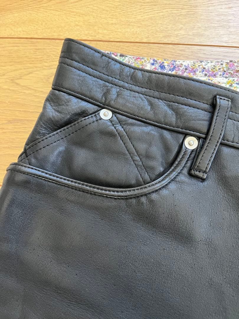 nonnative カウレザーブラックレザーパンツ サイズ1 ノンネイティブ