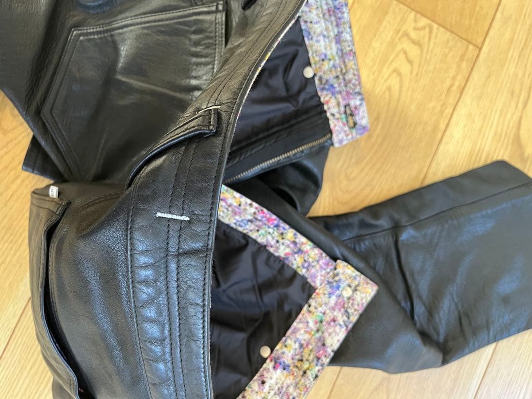 nonnative カウレザーブラックレザーパンツ サイズ1 ノンネイティブ