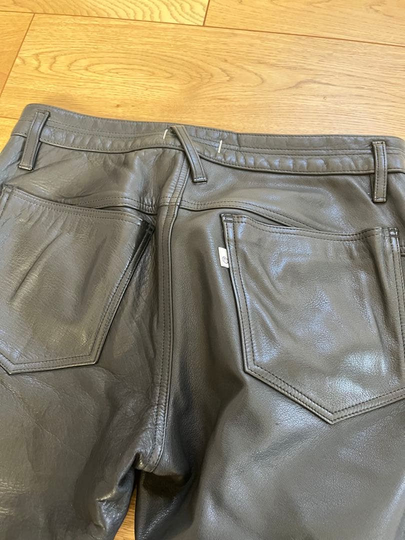nonnative カウレザーブラックレザーパンツ サイズ1 ノンネイティブ