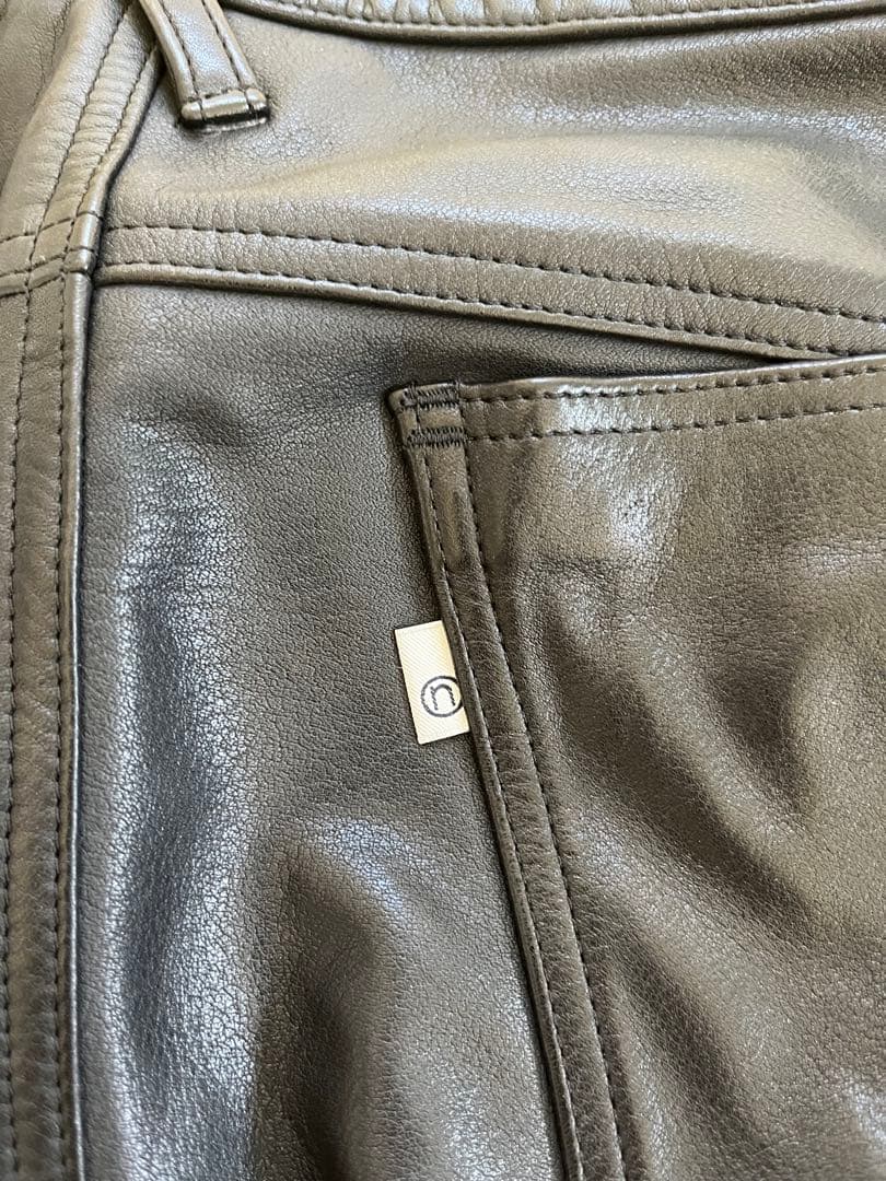 nonnative カウレザーブラックレザーパンツ サイズ1 ノンネイティブ
