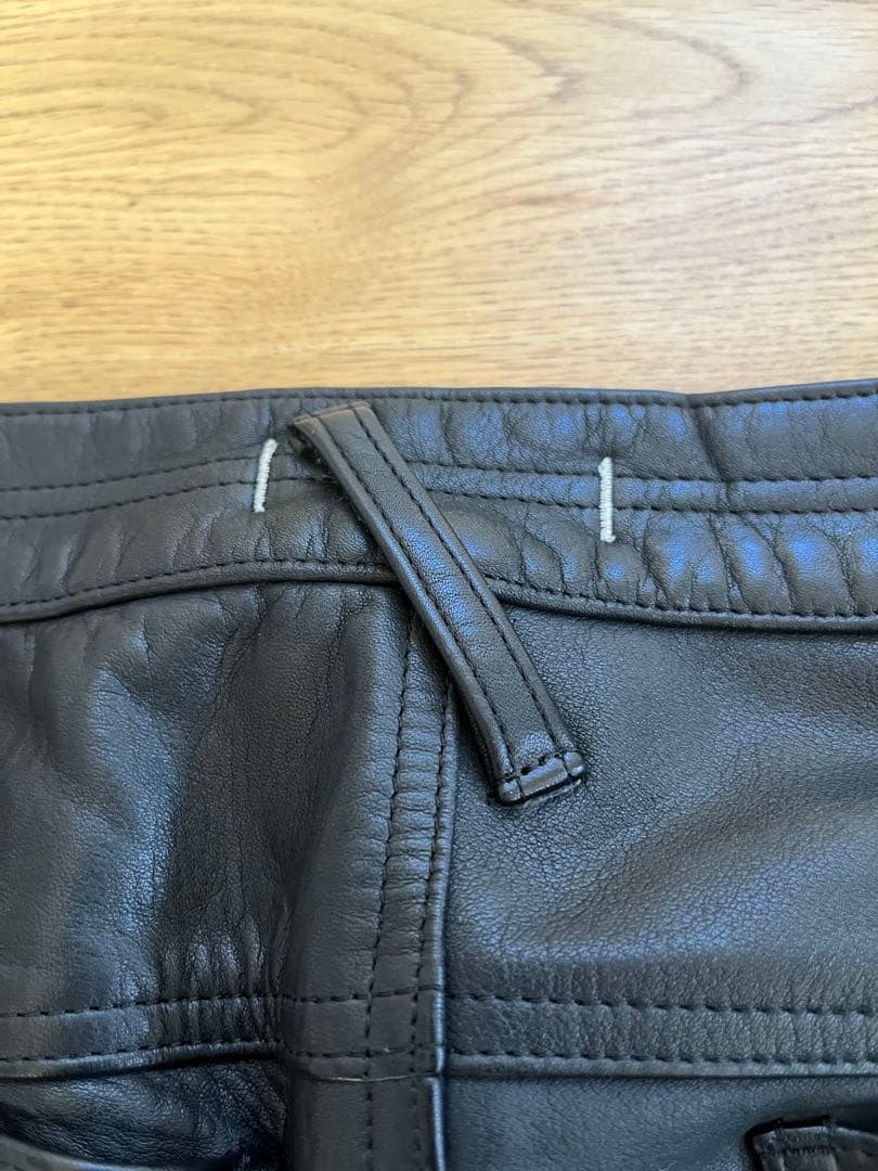 nonnative カウレザーブラックレザーパンツ サイズ1 ノンネイティブ