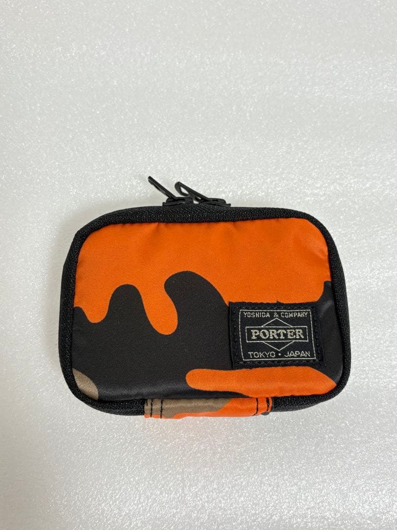 【未使用】PORTER / PS CAMO キーケース パスケース ポーチ付き