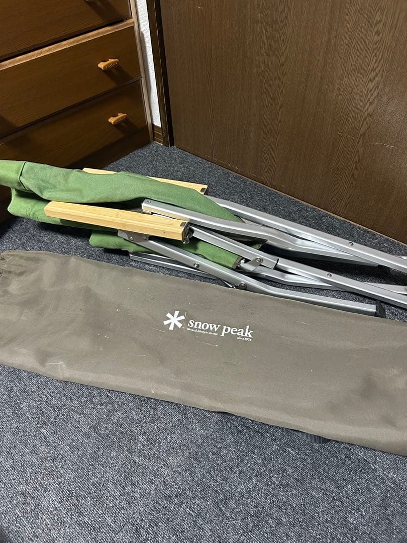 【希少品】 peak ローチェア30 グリーン スノーピーク 廃盤カラー