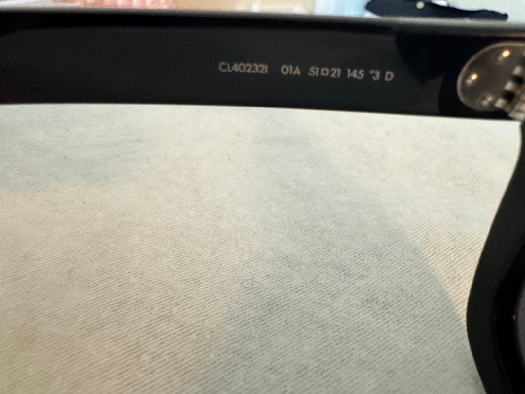 CELINE ブラックフレーム サングラス 41 付属品無し