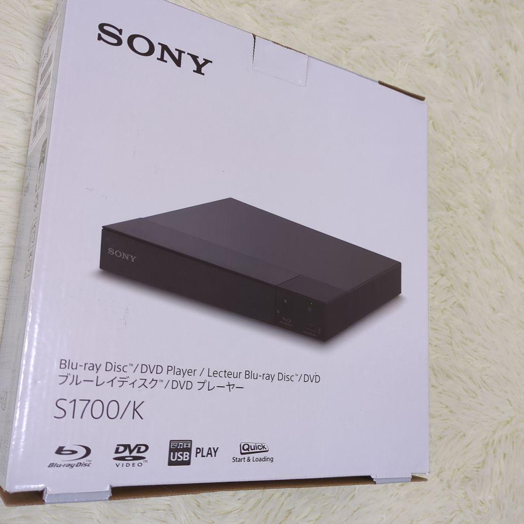 【美品】SONY ソニー ブルーレイプレーヤー S1700/K DVD再生対応