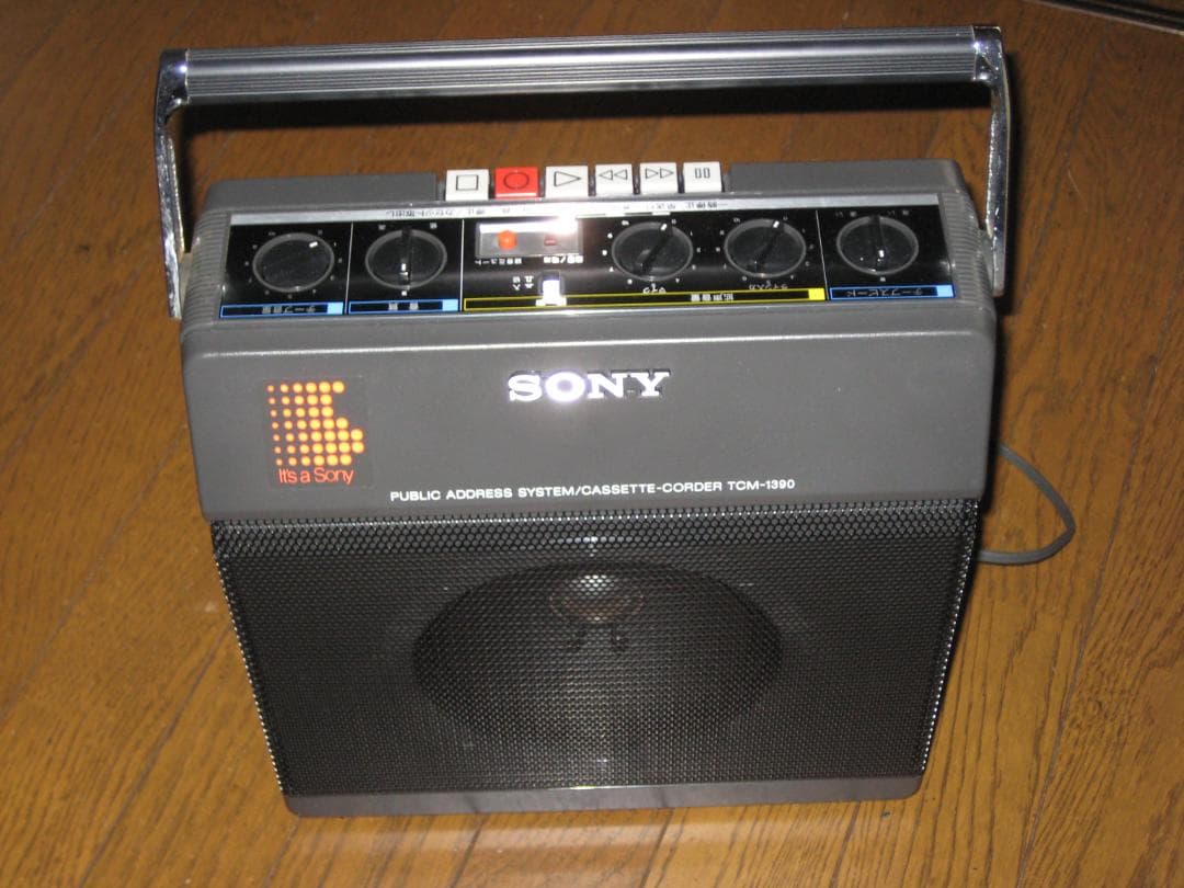 中古美品　SONY　カセットレコーダー　TCM-1390