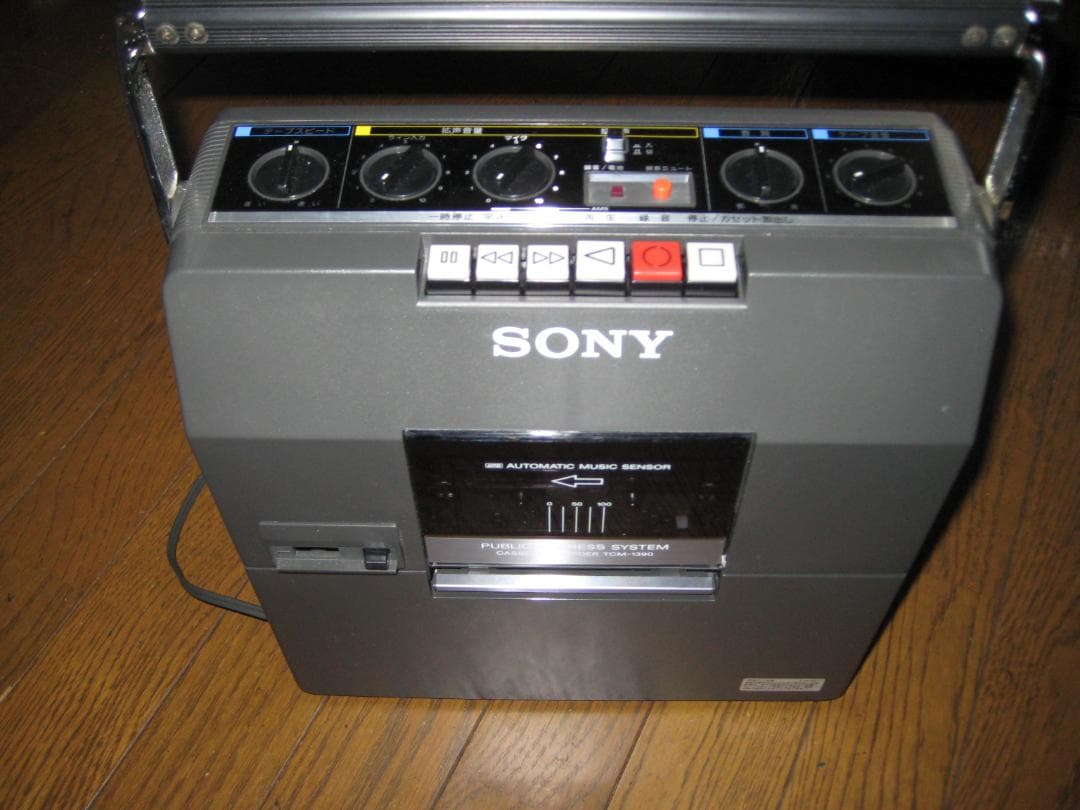 中古美品　SONY　カセットレコーダー　TCM-1390