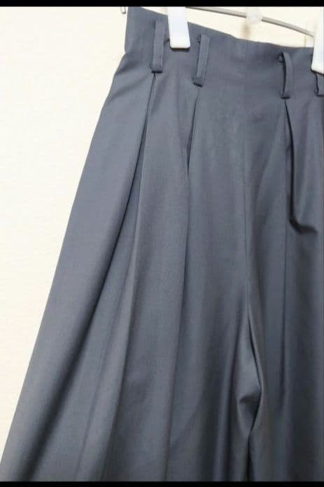 新品☆ SEEALL 24ss extra wide tuck pants 36