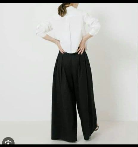 新品☆ SEEALL 24ss extra wide tuck pants 36