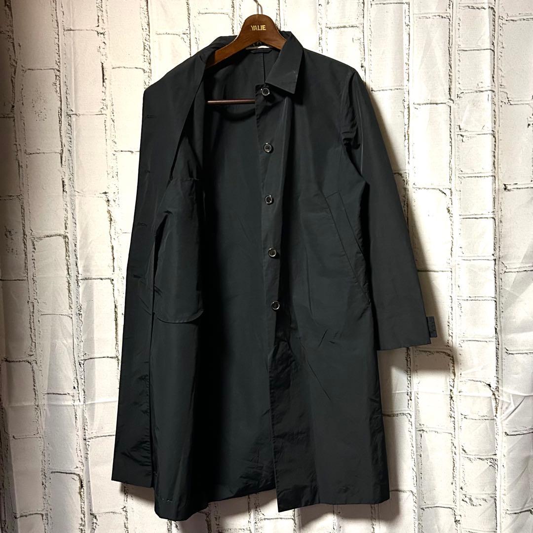 JIL SANDER ジルサンダー ステンカラーコート ロングコート 黒 38