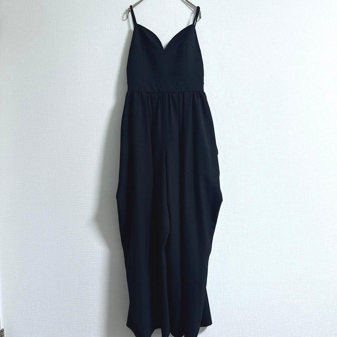 AEWEN MATOPH ナイロンビスチェサロペット イウエンマトフ ブラック