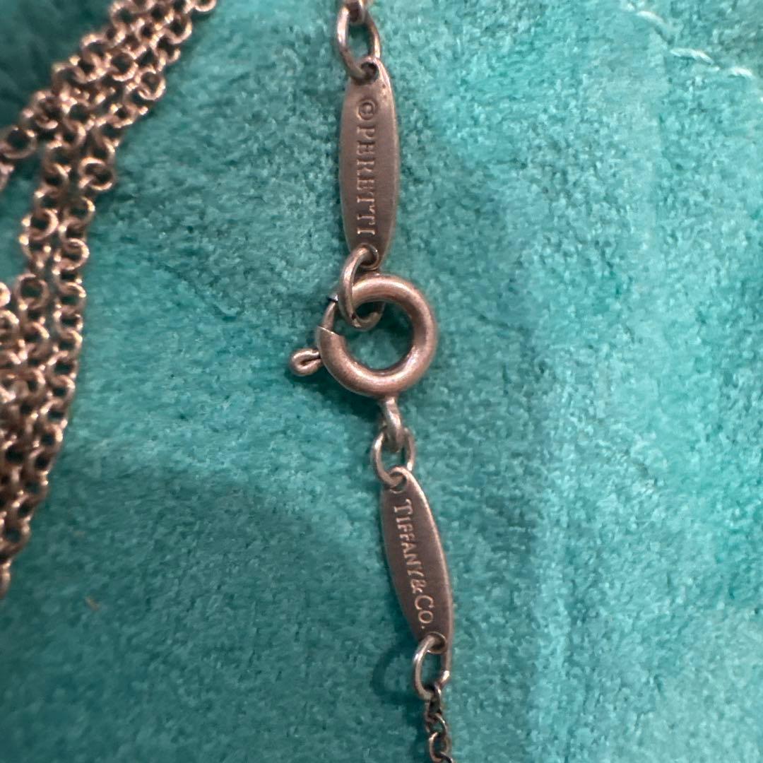 ②ティファニーのオープンハートag925 チェーン切れ