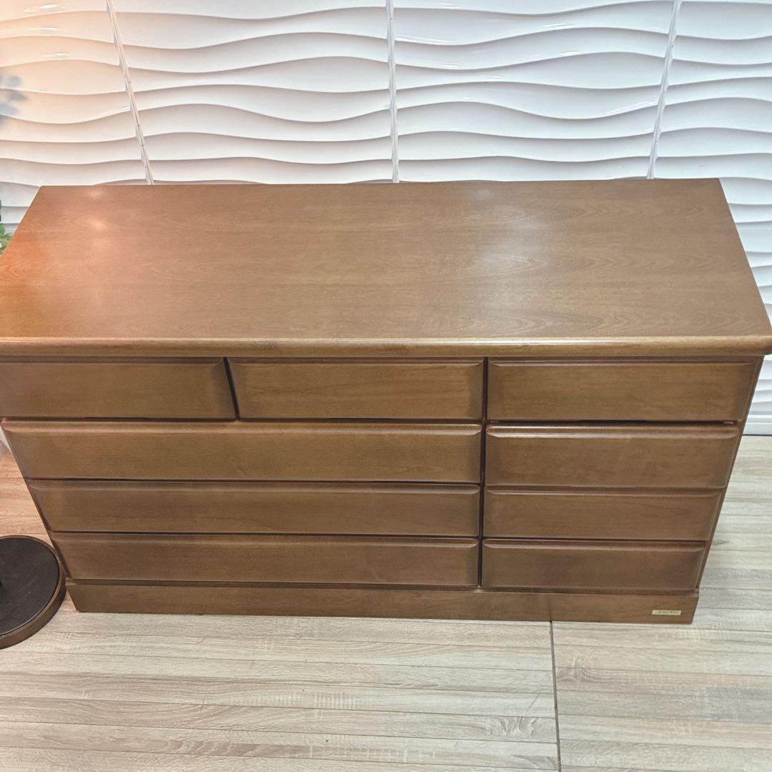 ◇大阪府全域 神戸市 配達料無料！◇KAZAMA◇チェスト◇箪笥◇天然木◇