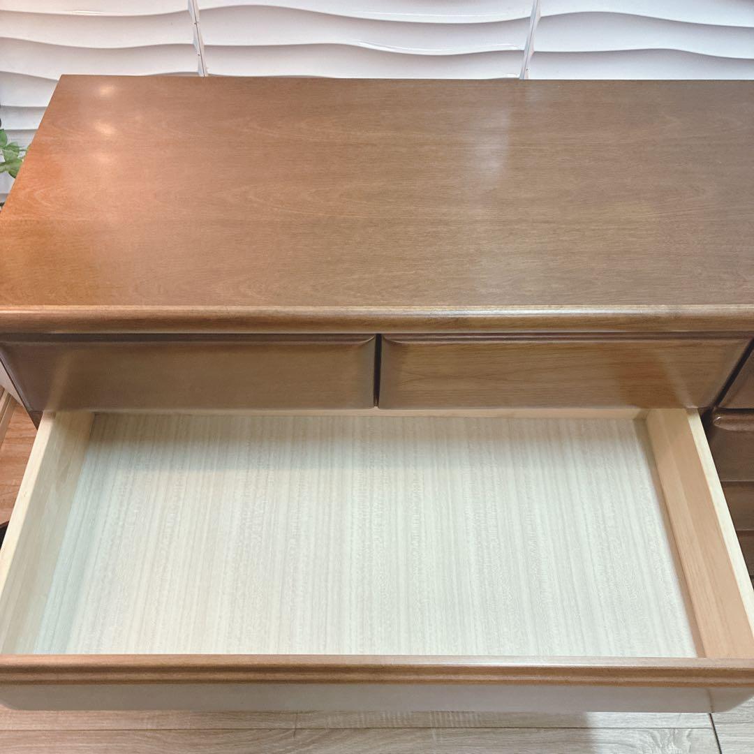 ◇大阪府全域 神戸市 配達料無料！◇KAZAMA◇チェスト◇箪笥◇天然木◇