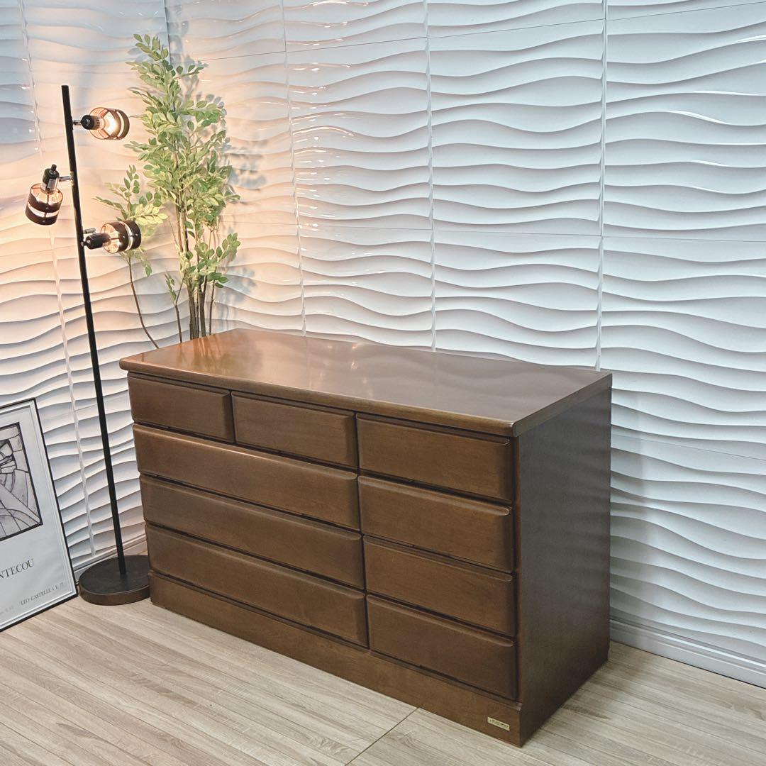 ◇大阪府全域 神戸市 配達料無料！◇KAZAMA◇チェスト◇箪笥◇天然木◇